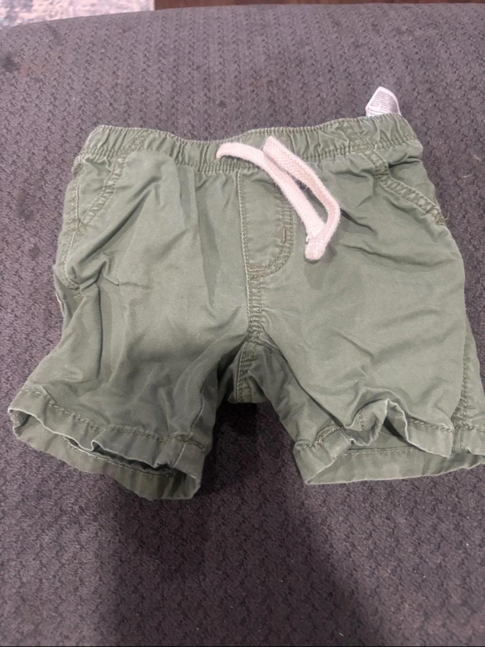🟢10/$10 - Kids Olive Green Drawstring Shorts